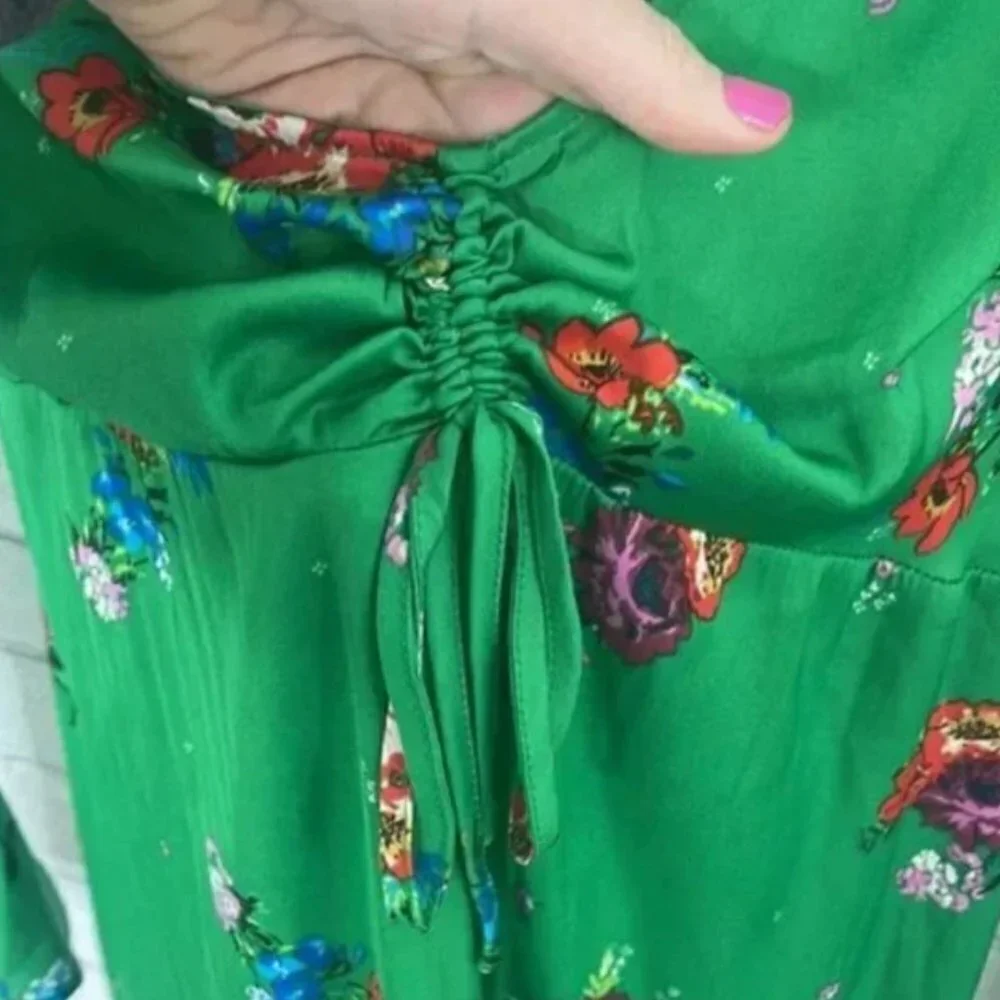 NWT Free People Run Around with Me Tunic Green - Picture 5 of 14